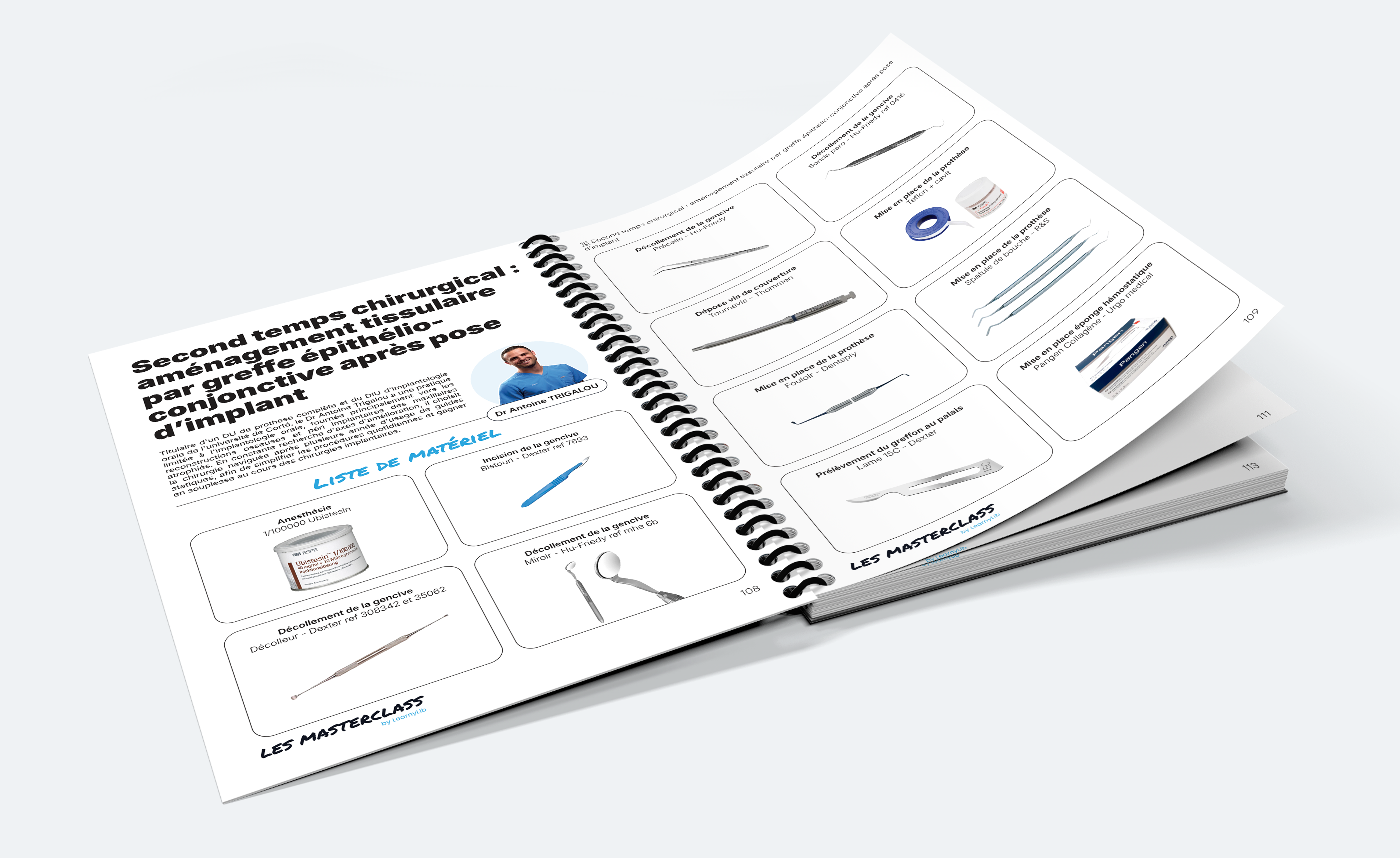 Livret de la MasterClass Parodontie & Chirurgie muco-gingivale - Saison 1