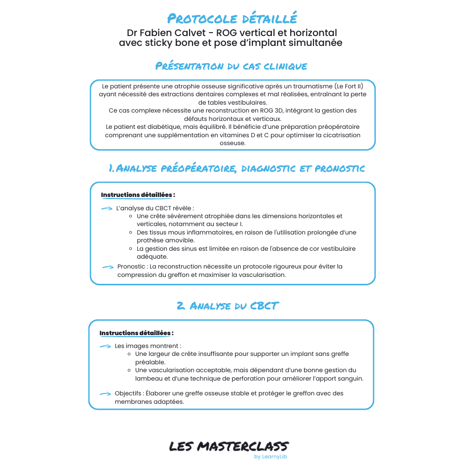 Implantologie et chirurgie pré-implantaire - Saison 1