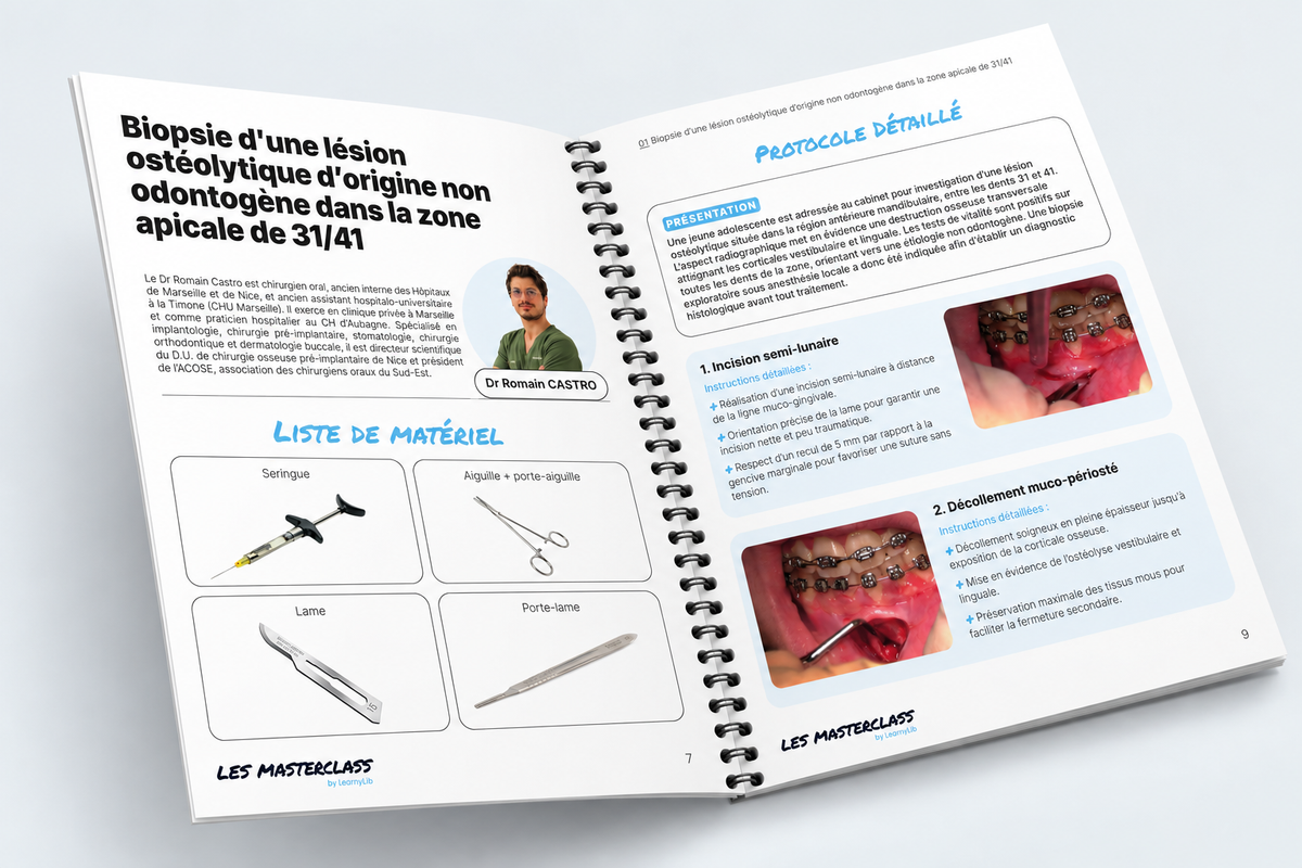 Livret de la MasterClass Endodontie - Saison 2