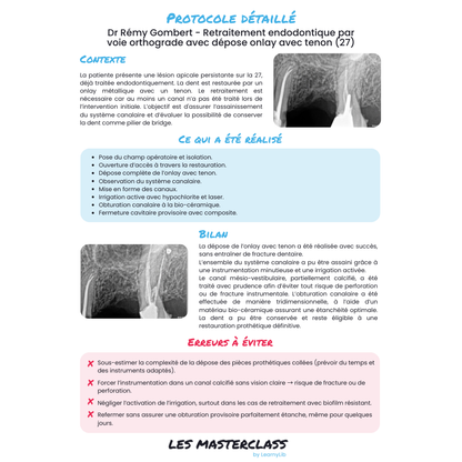Endodontie - Saison 1